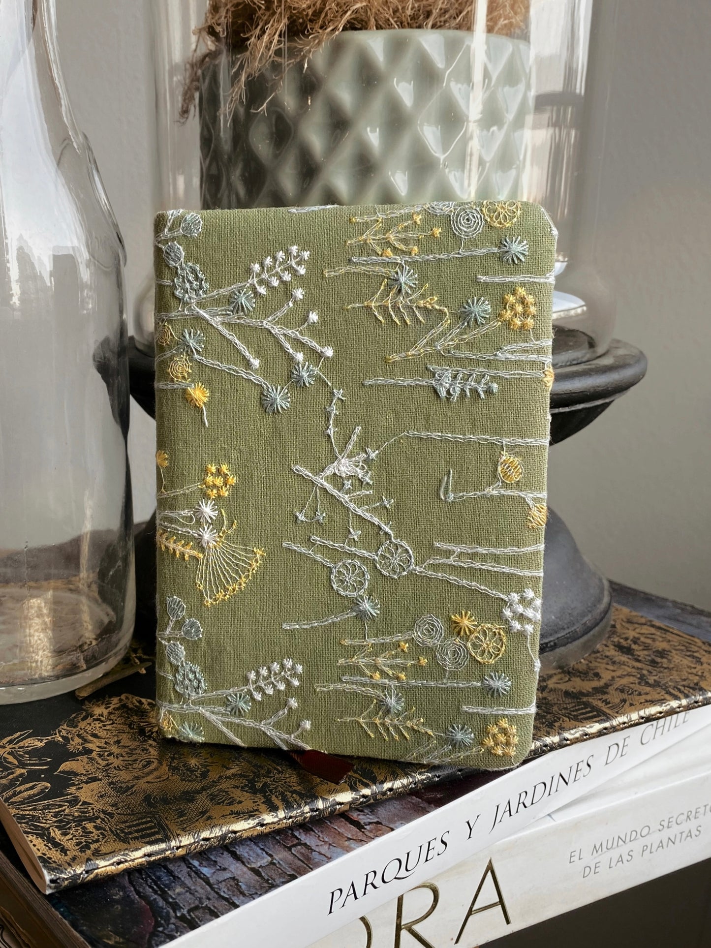 Libreta De Género Floral Verde