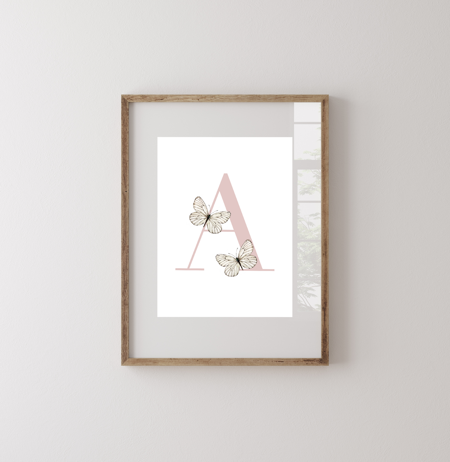 Lámina Inicial Nombre Mariposa (A)