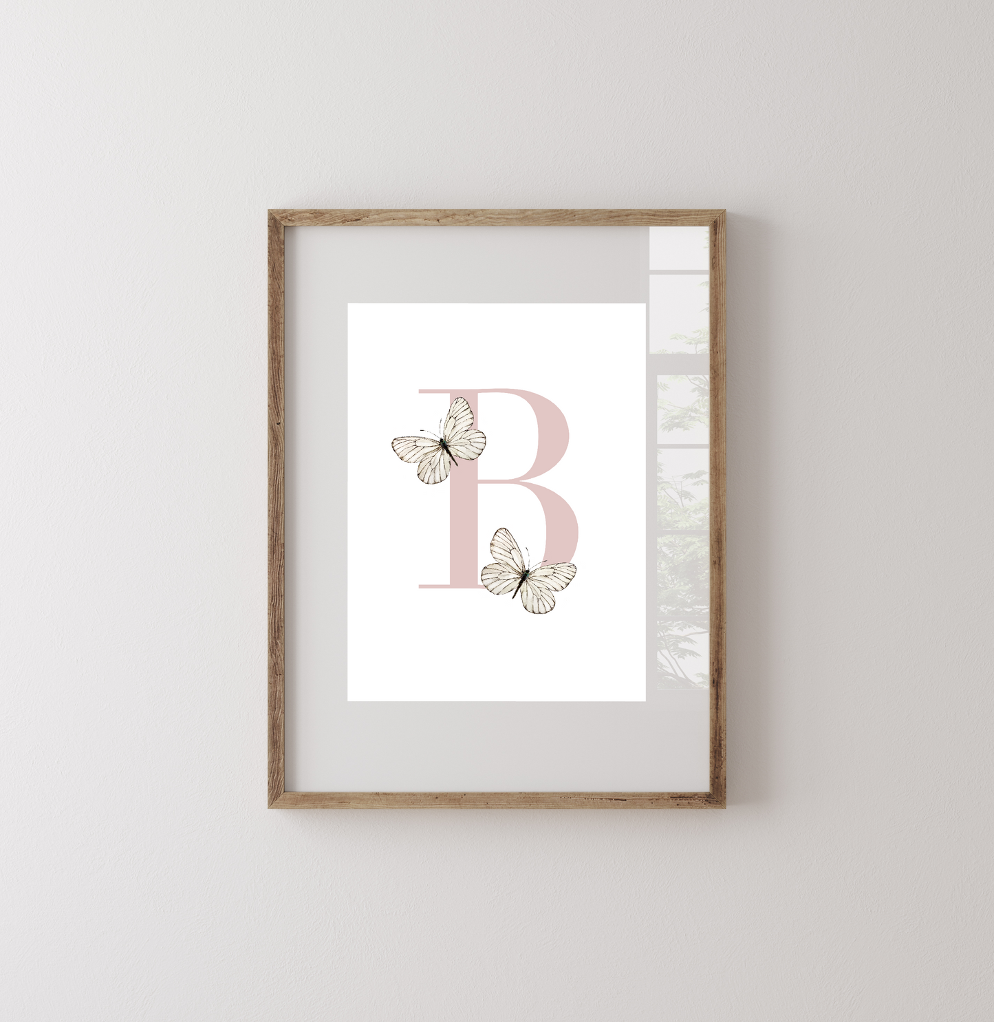 Lámina Inicial Nombre Mariposa (B)