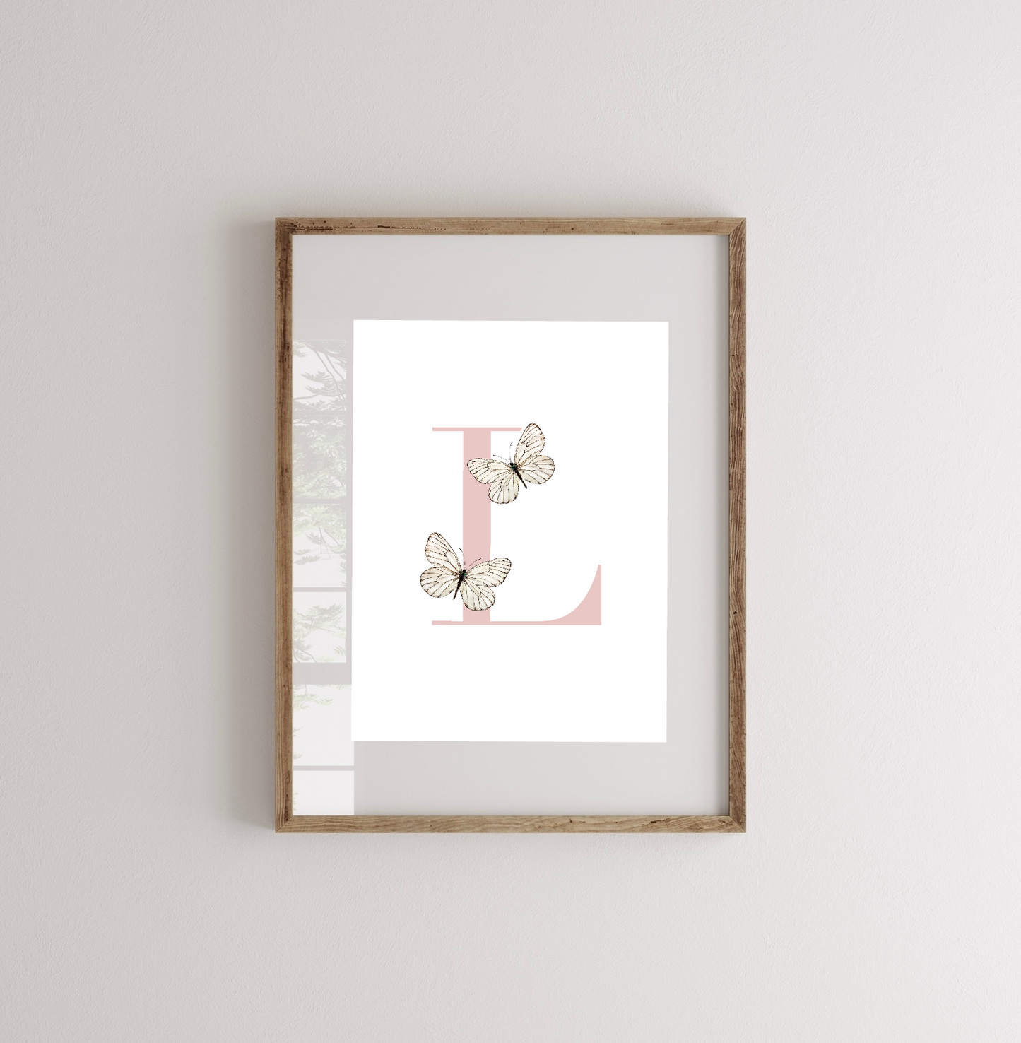 Lámina Inicial Nombre Mariposa (L)