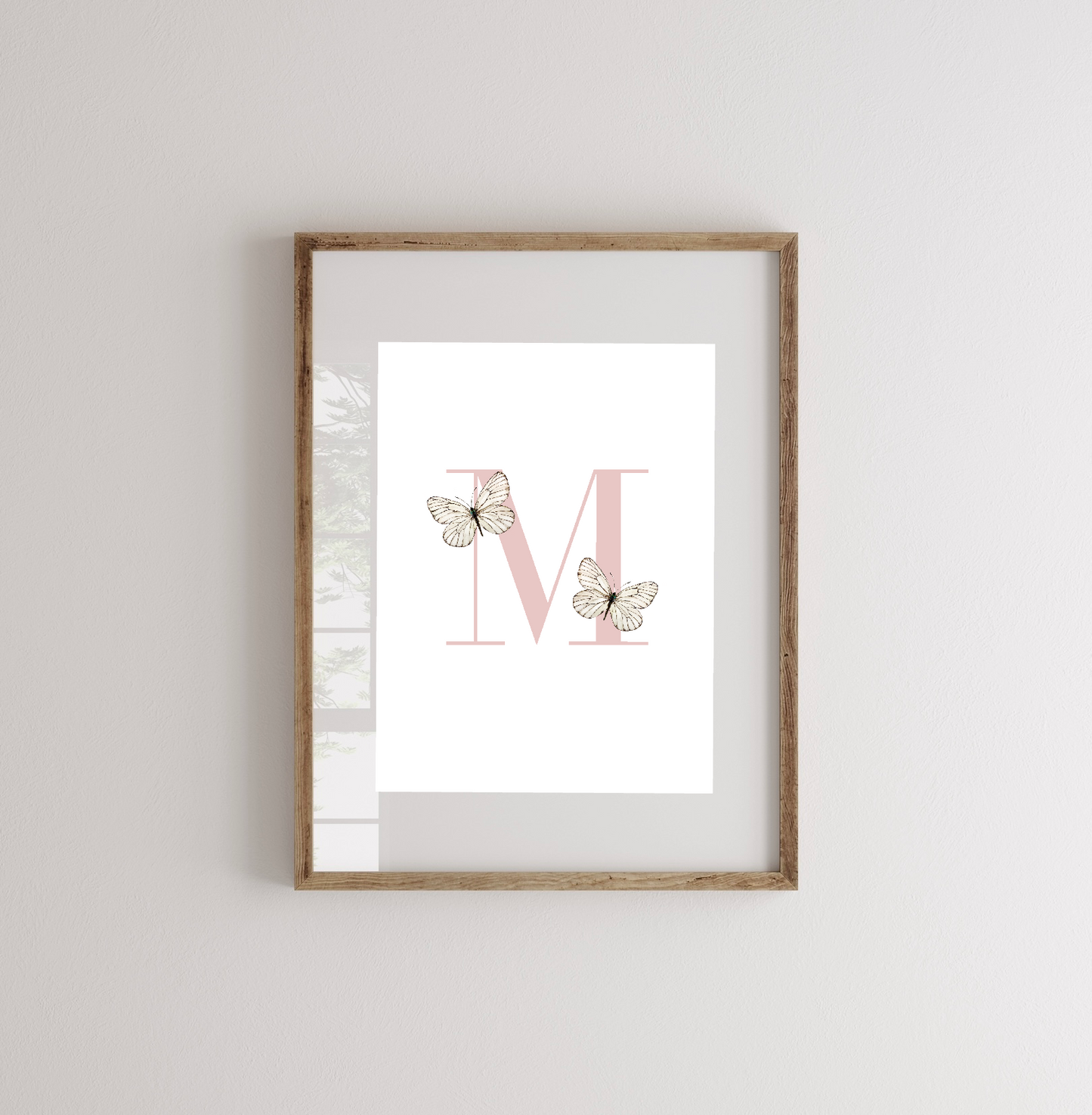 Lámina Inicial Nombre Mariposa (M)