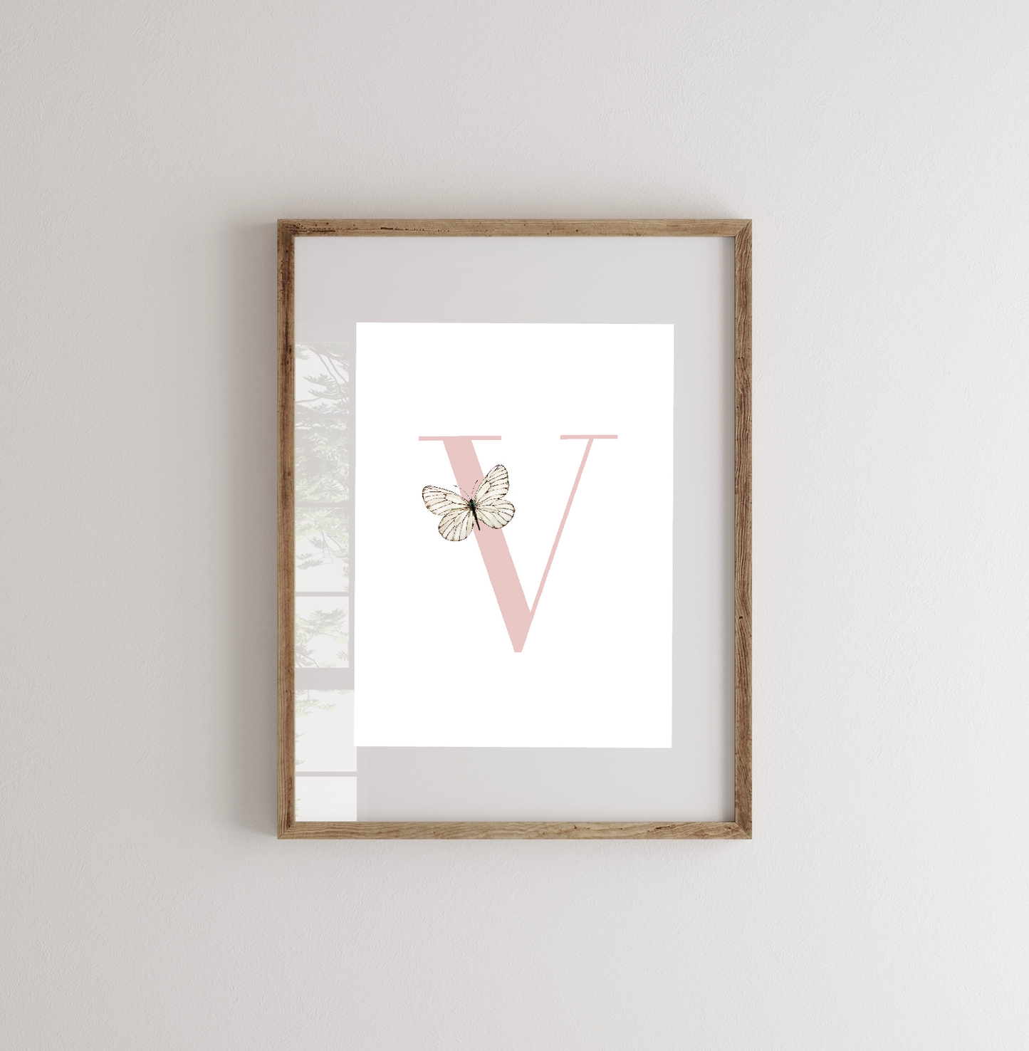 Lámina Inicial Nombre Mariposa (V)