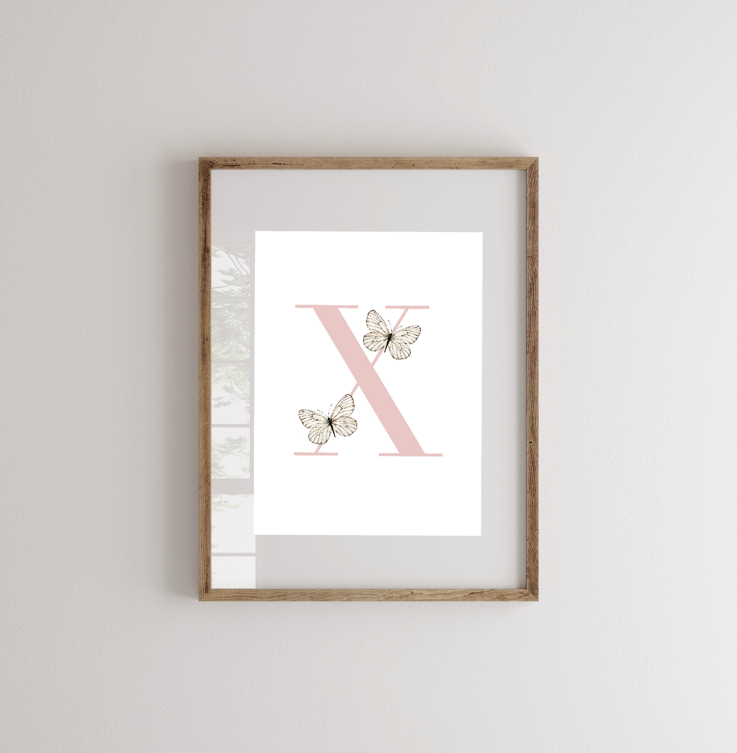 Lámina Inicial Nombre Mariposa (X)