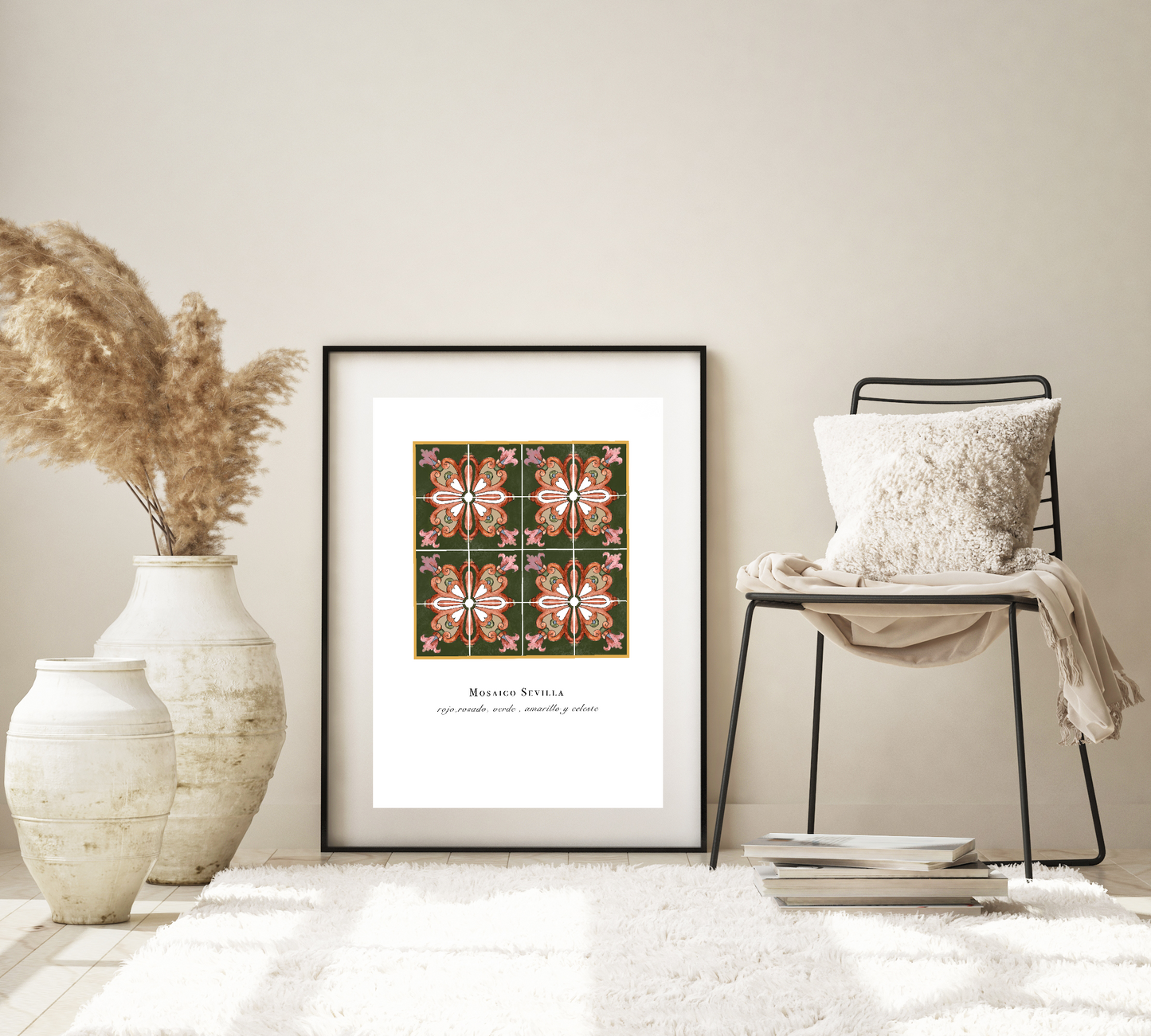 Lámina Mosaico Sevilla (R.R.V.A y C)