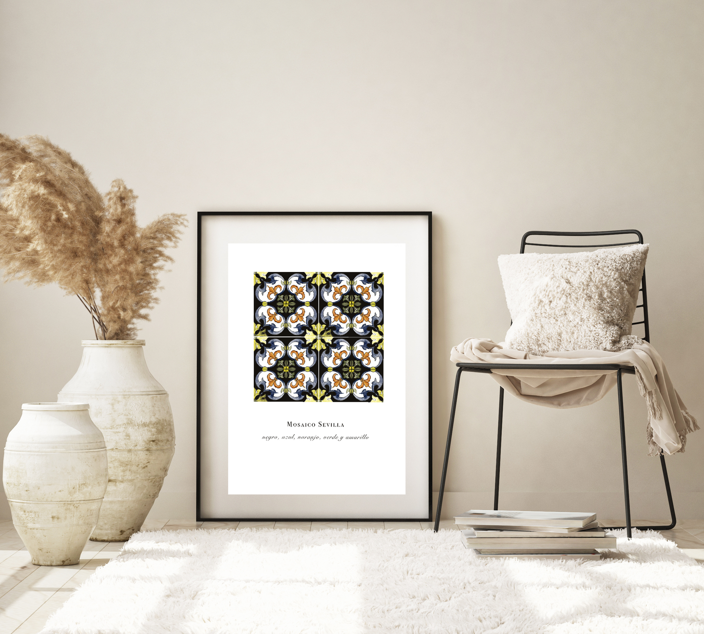 Lámina Mosaico Sevilla (N.A.N.V y A)