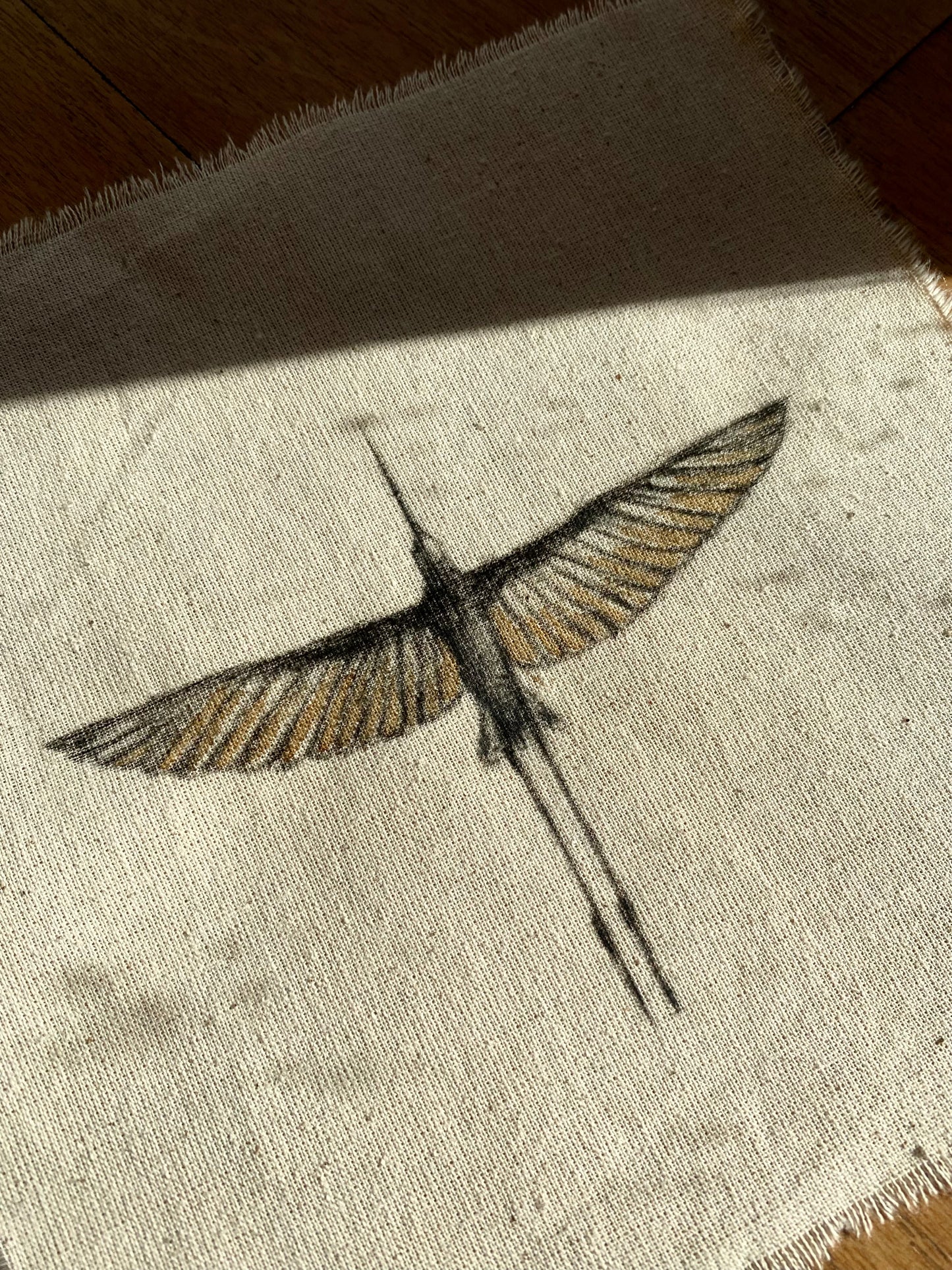 Grulla a Carboncillo
